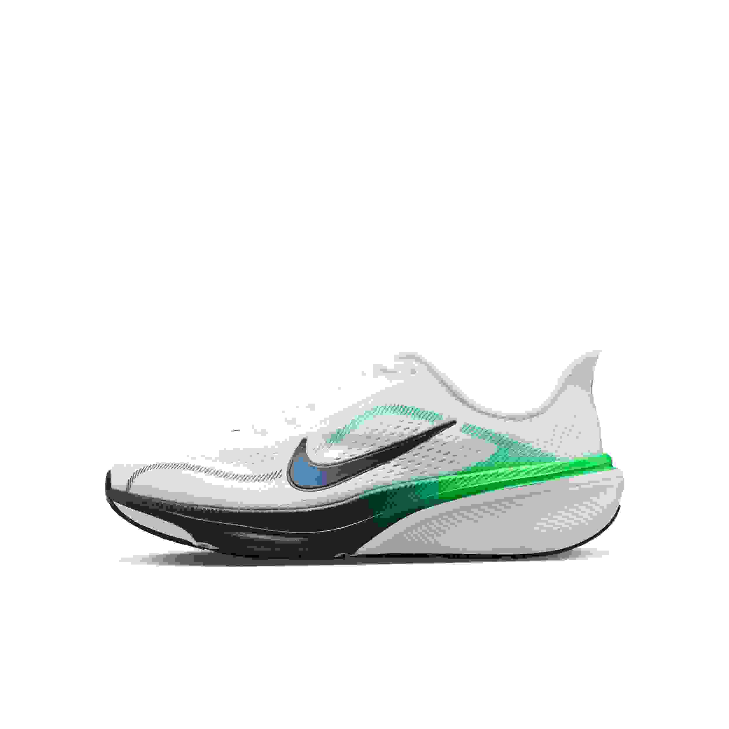 Nike Pegasus 42 Grade School Boys' "White/Green Spark/Midnight Navy" Running Shoe